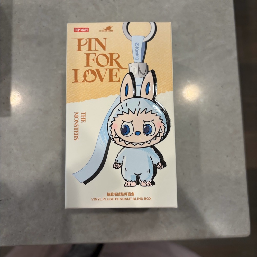 Pop Mart The Monsters Pin for Love Plush Pendant BLIND BOX AUTHENTIC